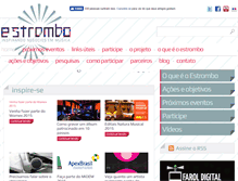 Tablet Screenshot of estrombo.com.br